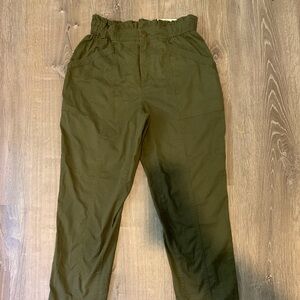 Olive Paperbag Pant NWT